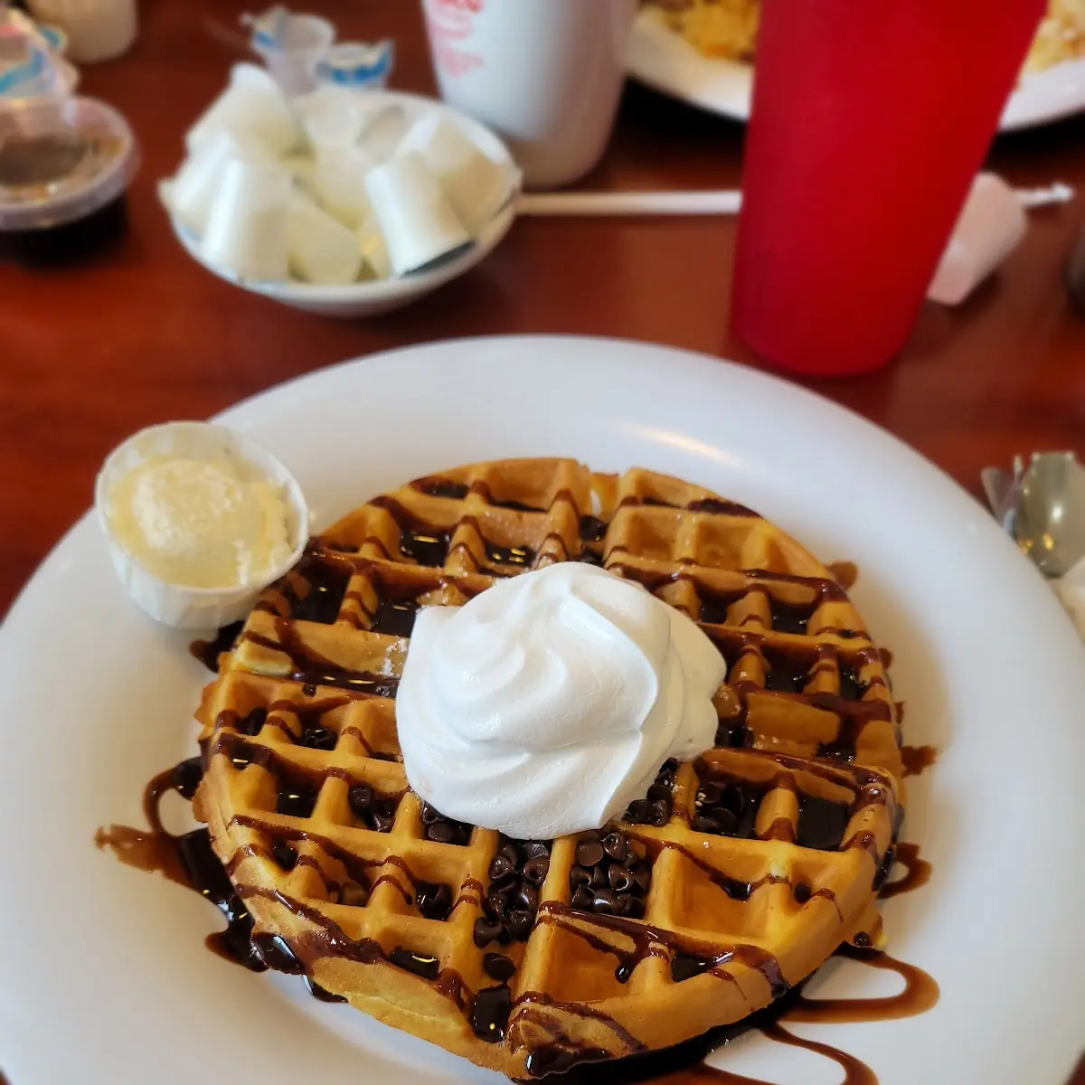 Chocolate Chip Waffles