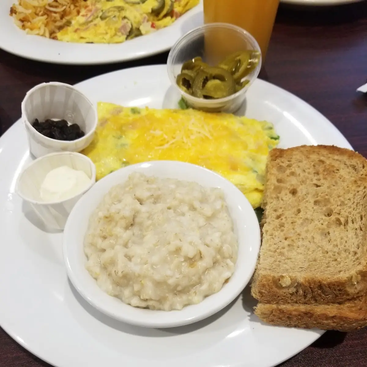 Western Omelette with Cheese Breakfast