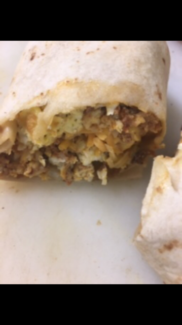 Egg Potato & Cheese Burrito