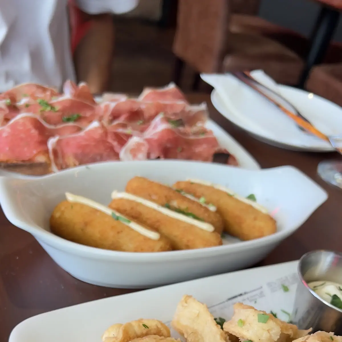 Croquette Y Calamari Fritti