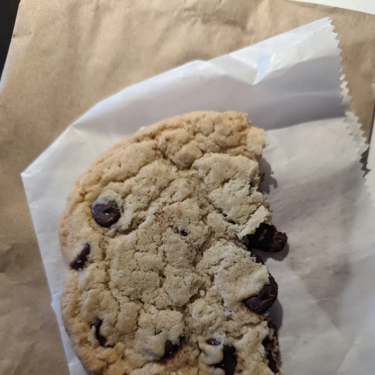 Olive Oil Chocolate Chip Cookie