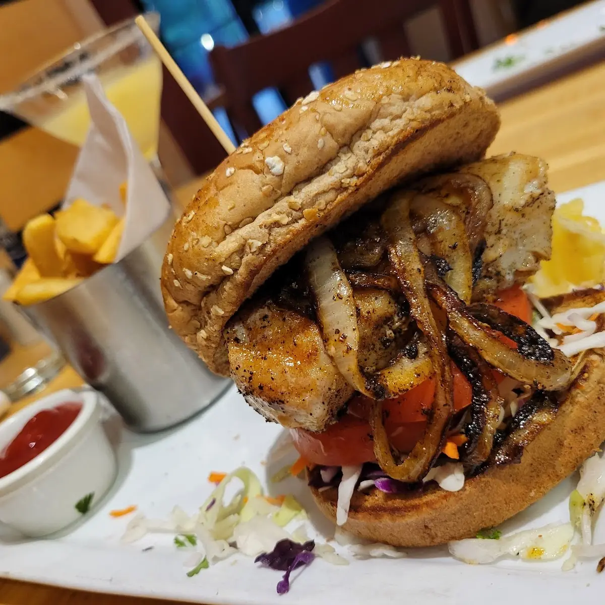 Blackened Fish Sandwich