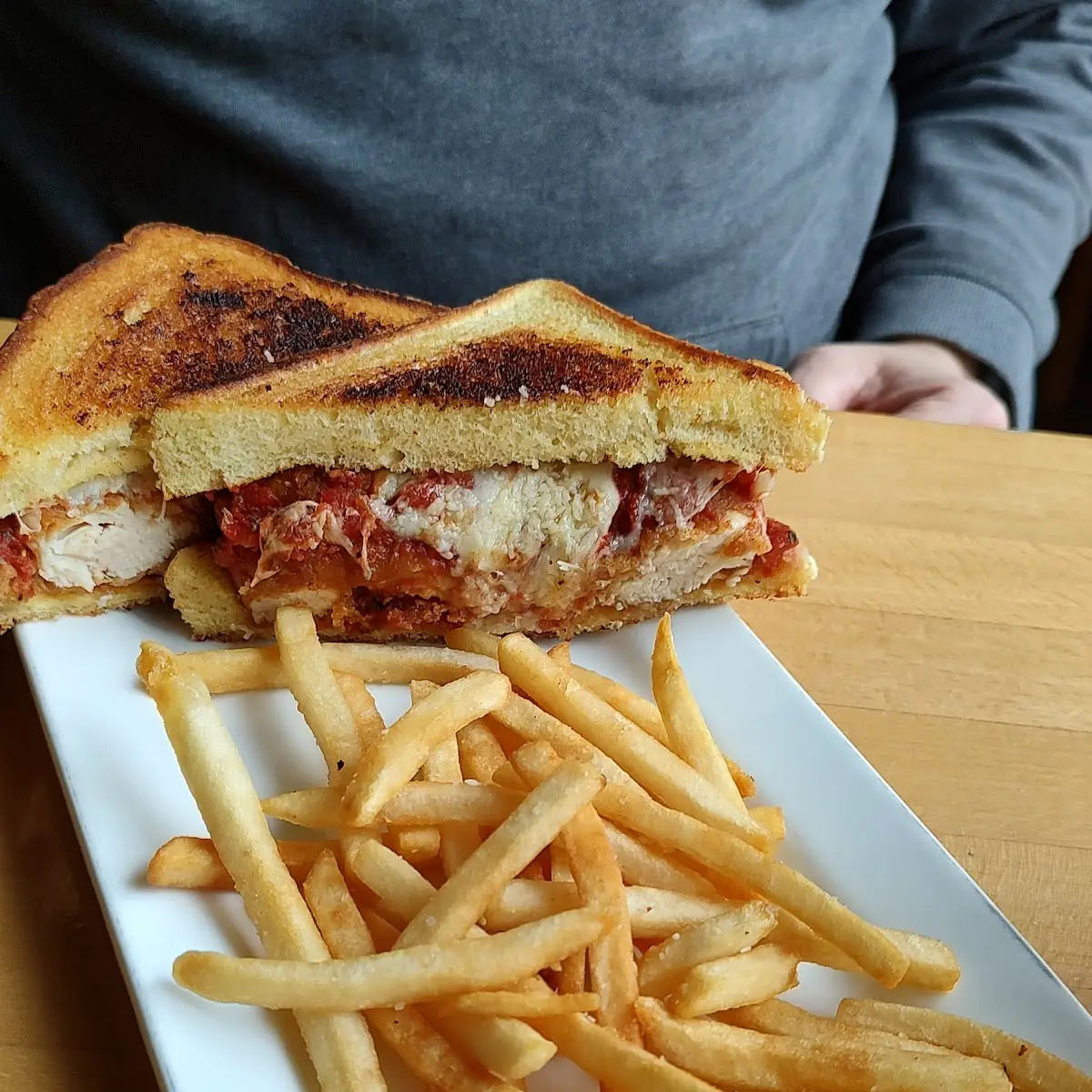 Pork Schnitzel Sandwich