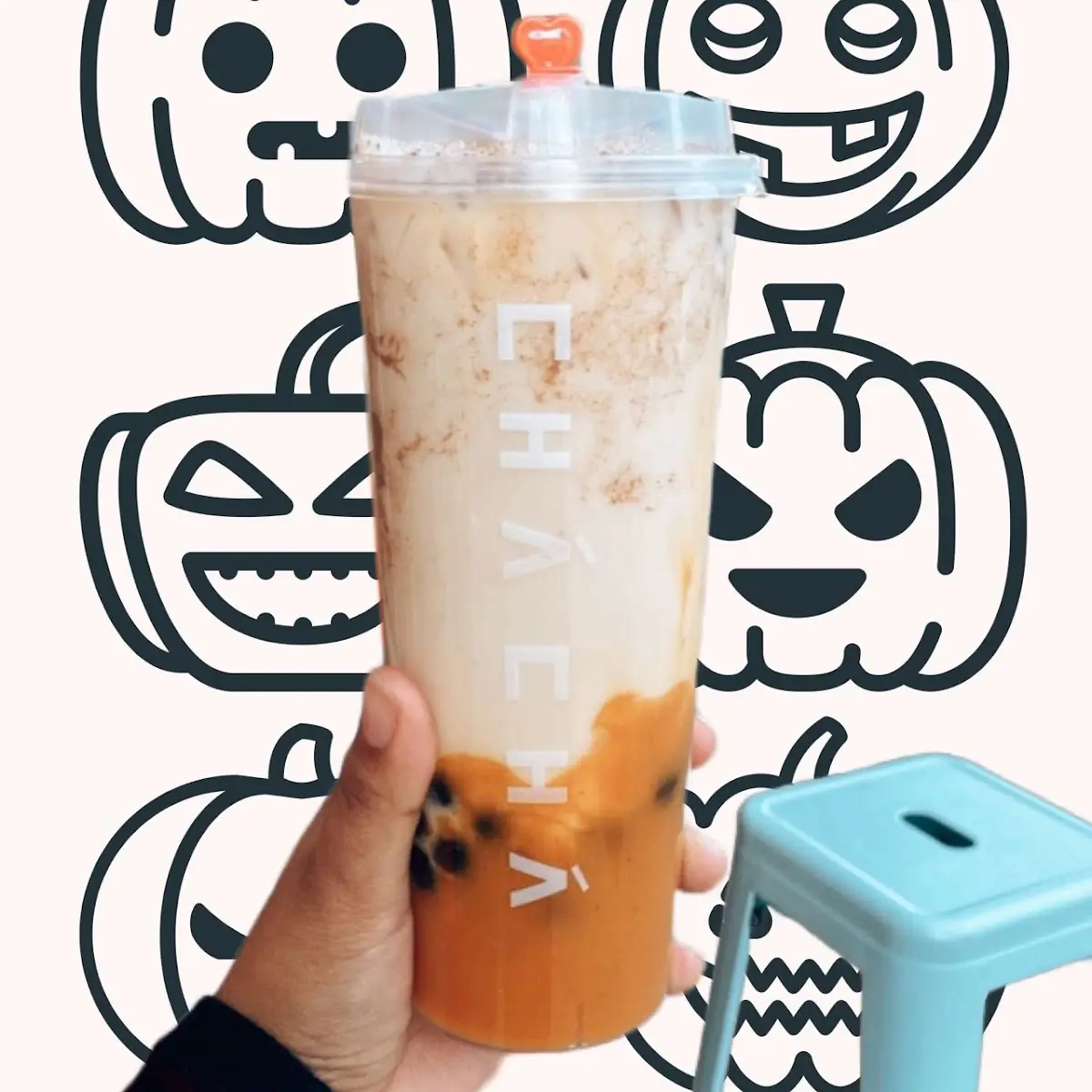 Pumpkin Spice Milk Tea