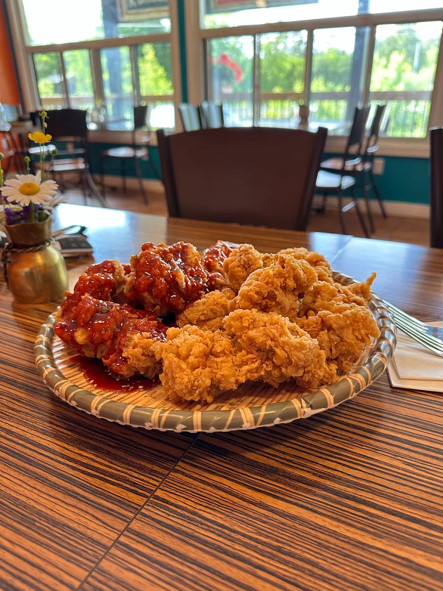 Half and Half Fried Chicken, K Pub Chicken
