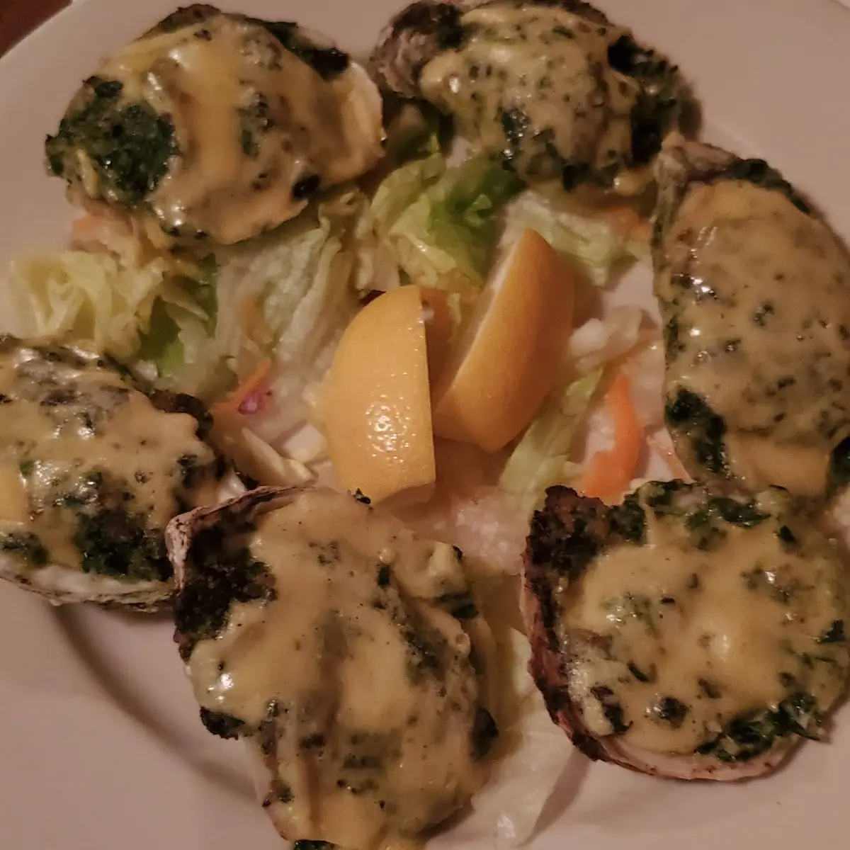 Oysters Rockefeller