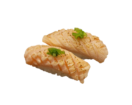 Torched Salmon Sushi Nigiri