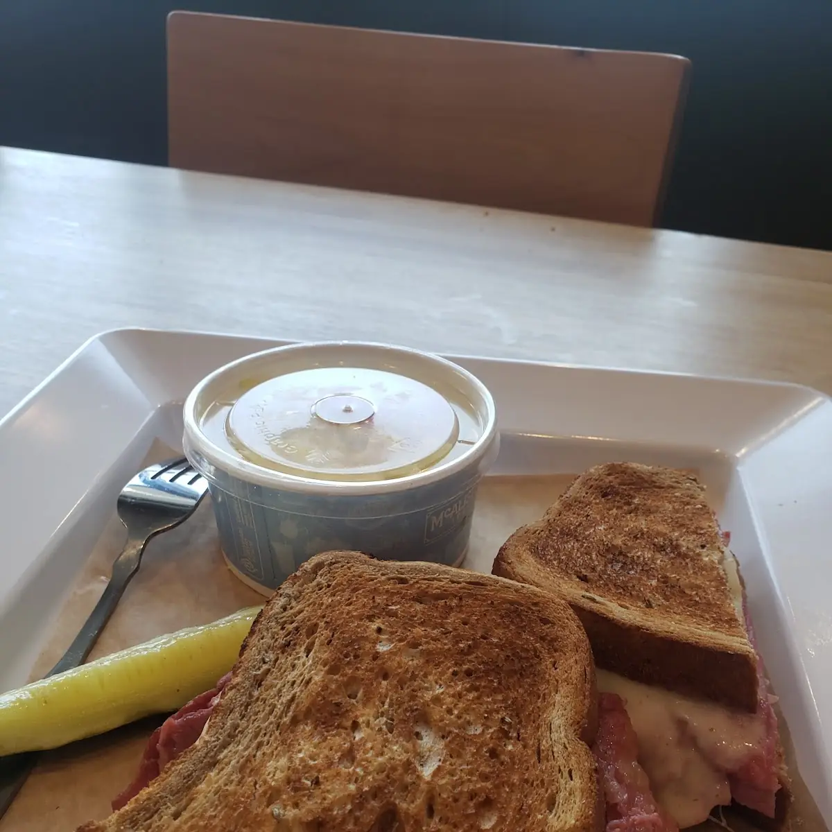 Corned Beef on Toasted Rye