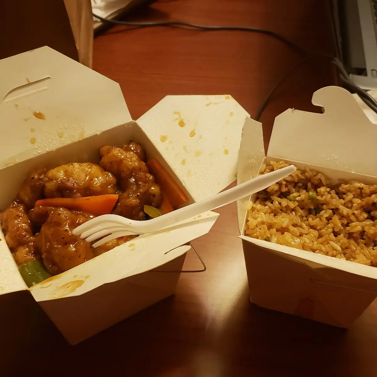 General TSO's Chicken and Fried Rice
