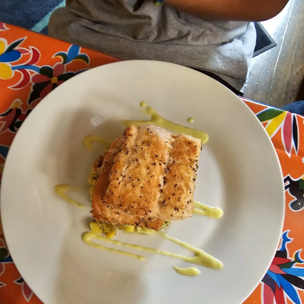 Grilled Salmon with Mango Salsa