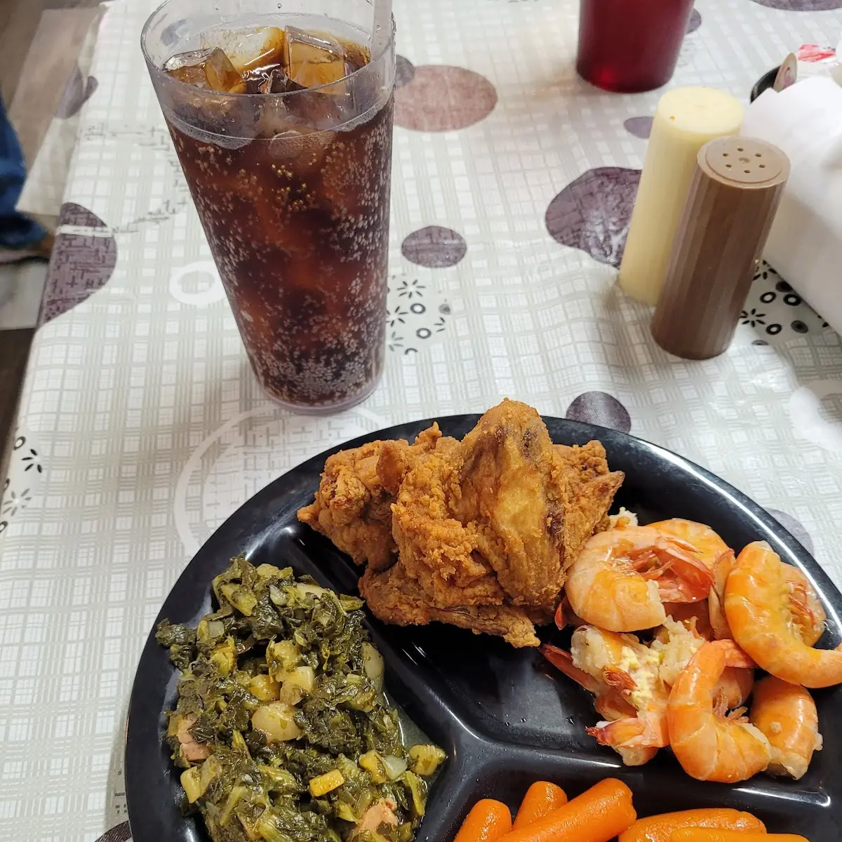 Fried Chicken and Shrimp Plate