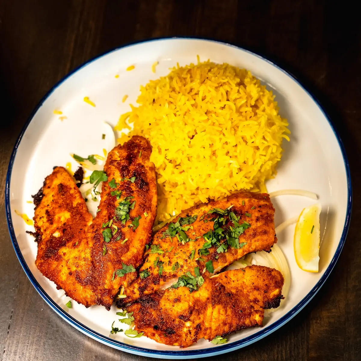 Tilapia Fish w Yellow Rice 2 PC