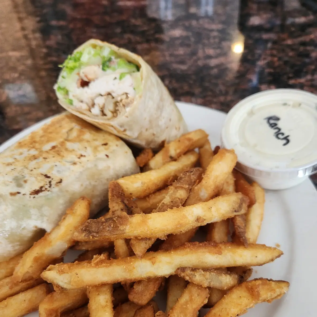 Grilled Chicken Club Wrap
