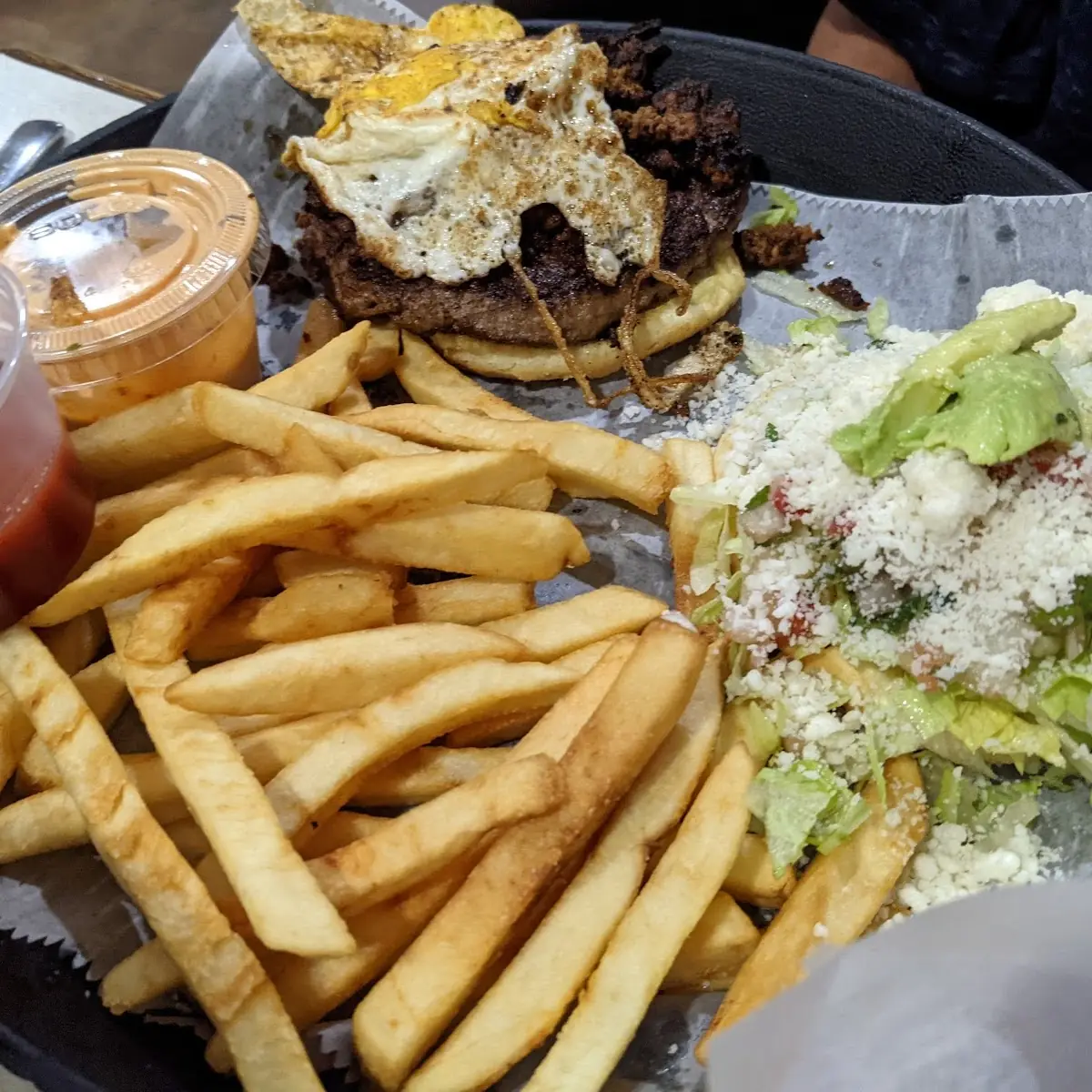 Burger and Fries
