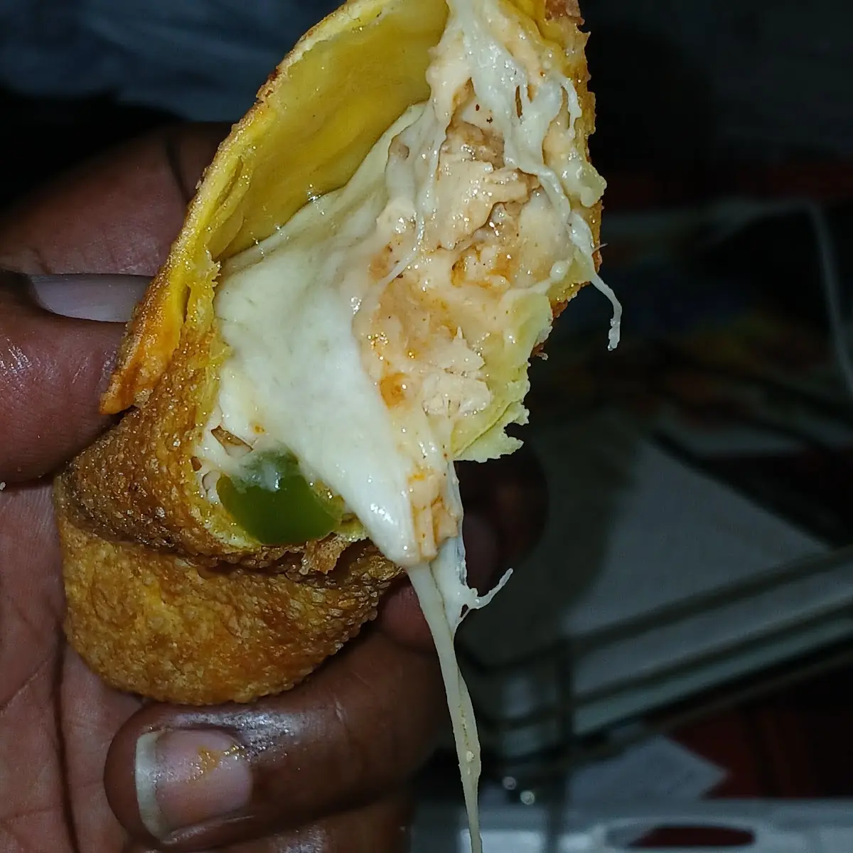 Buffalo Chicken Egg Rolls