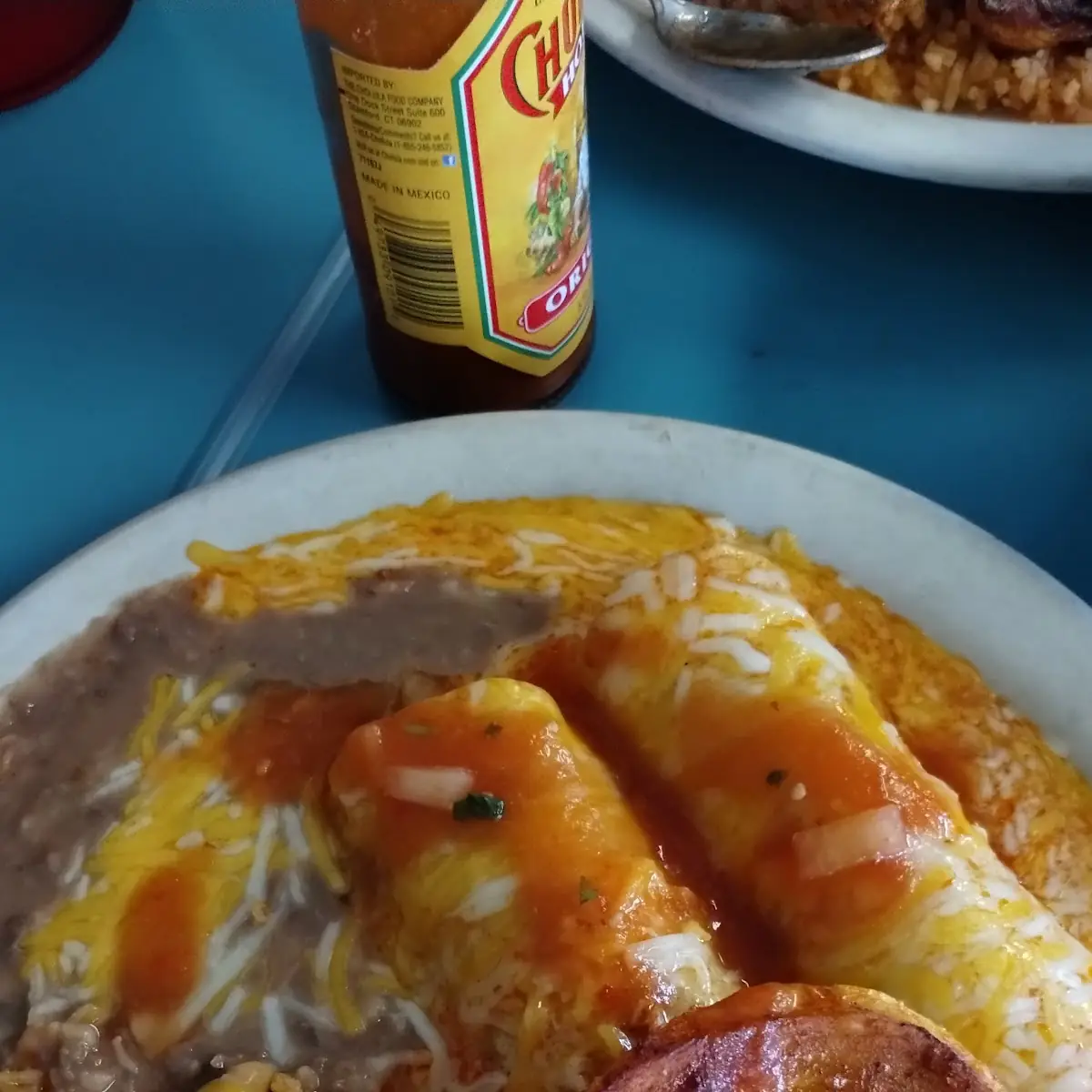 Baja Chicken Enchiladas