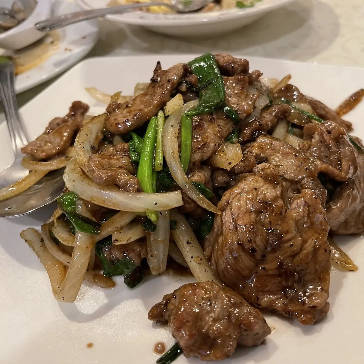 Filet Beef with Black Bean Sauce