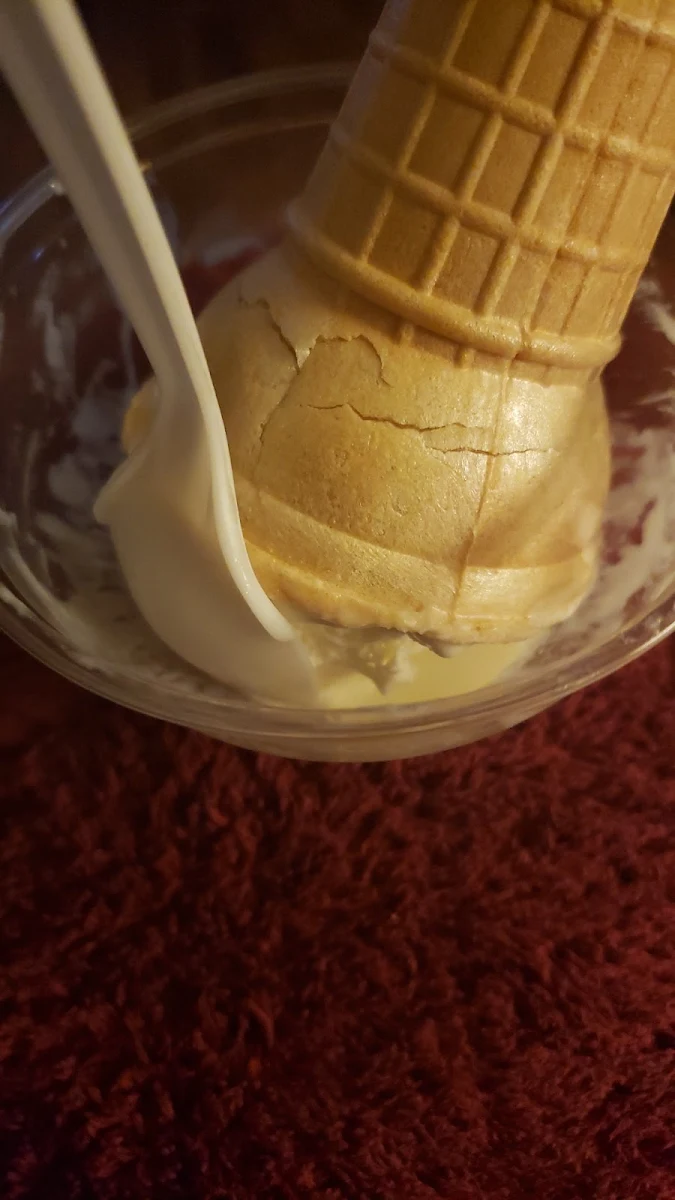 Ice Cream Cone in a Bowl