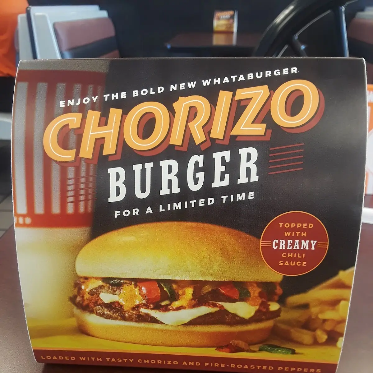 Chorizo Burger Limited Time