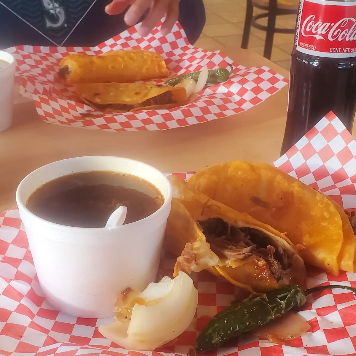 Cheese Birria Tacos with Consome
