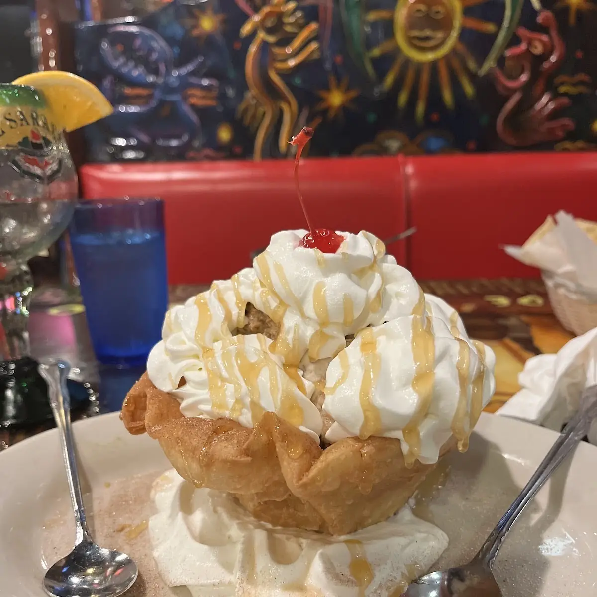 Fried Ice Cream Sundae