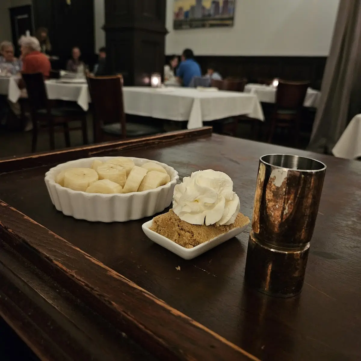 Bananas Foster Served Table Side for Two