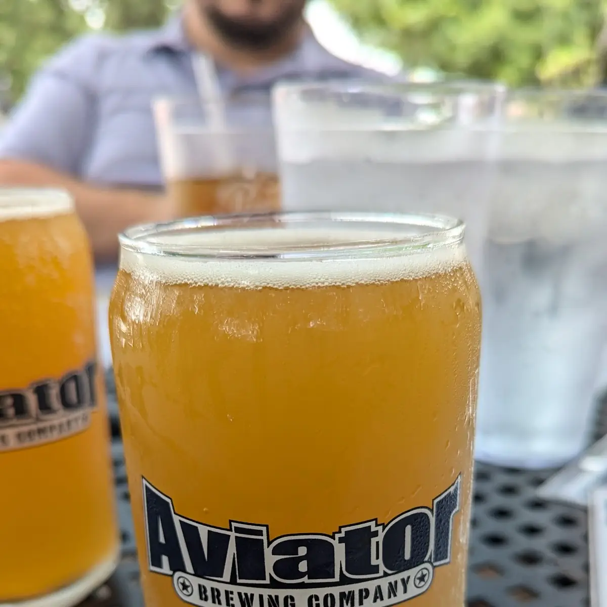 Aviator Beer in a Pint Glass