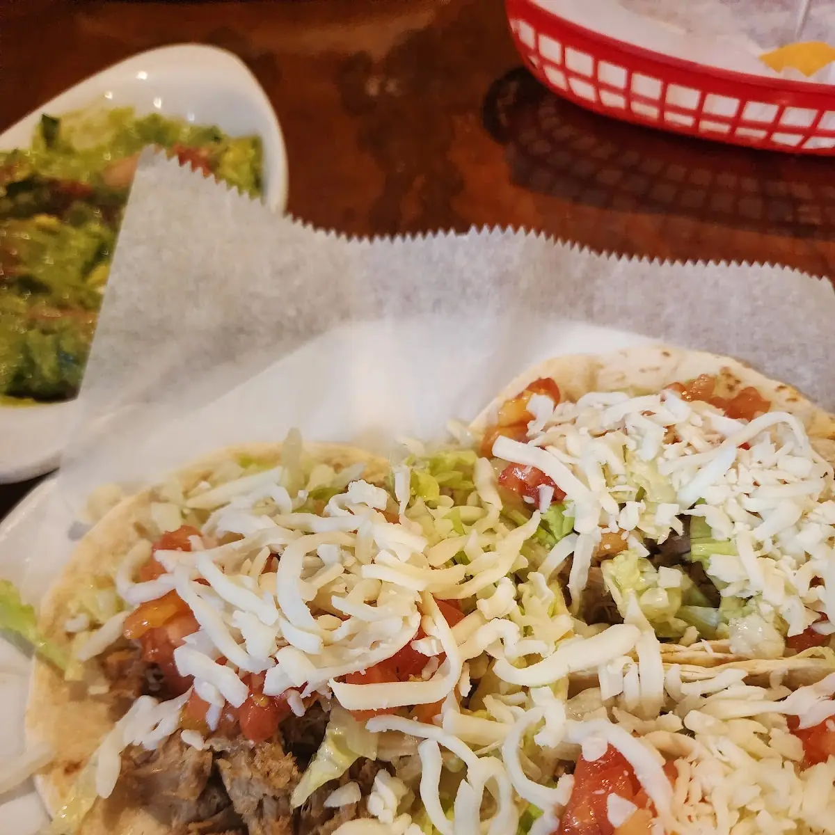 C1 Beef Taco Beef Tostada Tamale & Rice