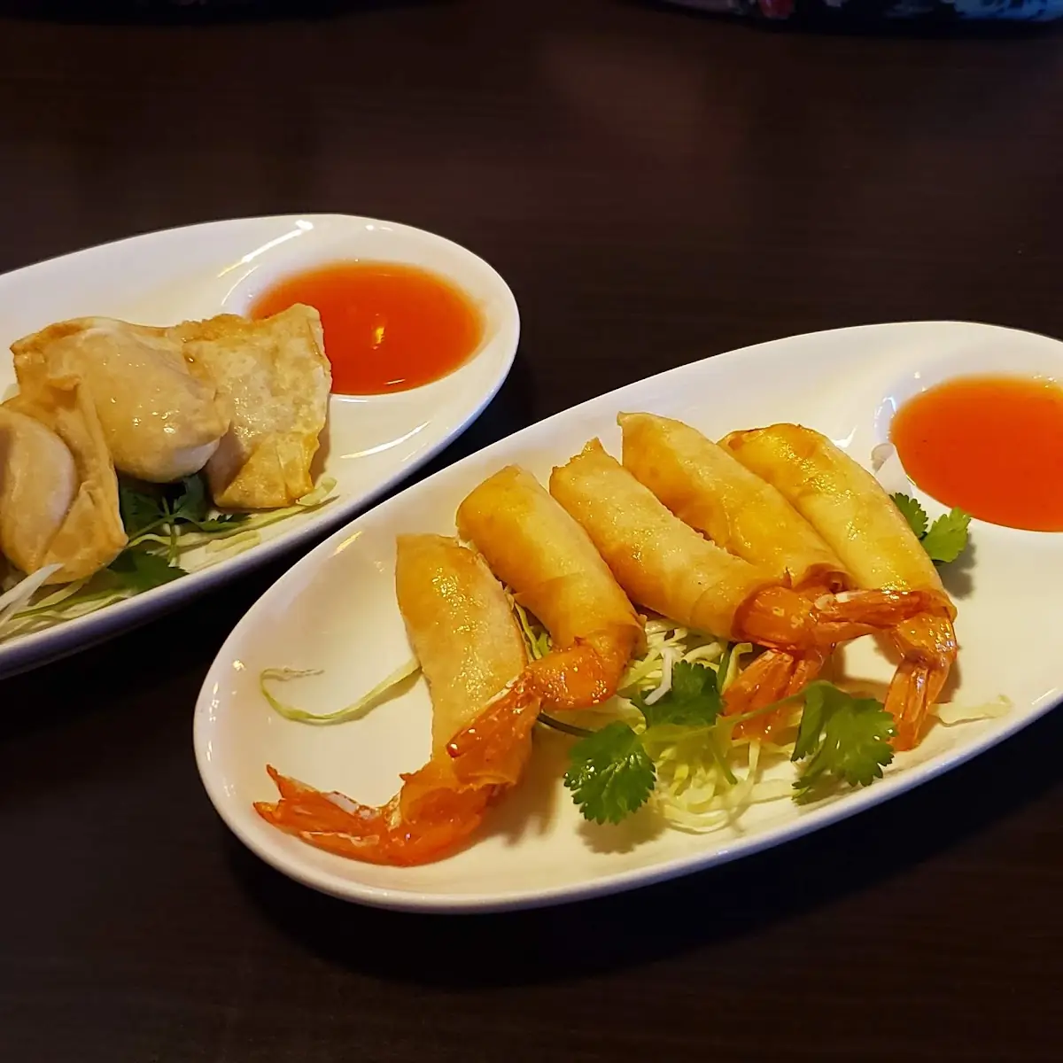 Pot Stickers & Spring Roll