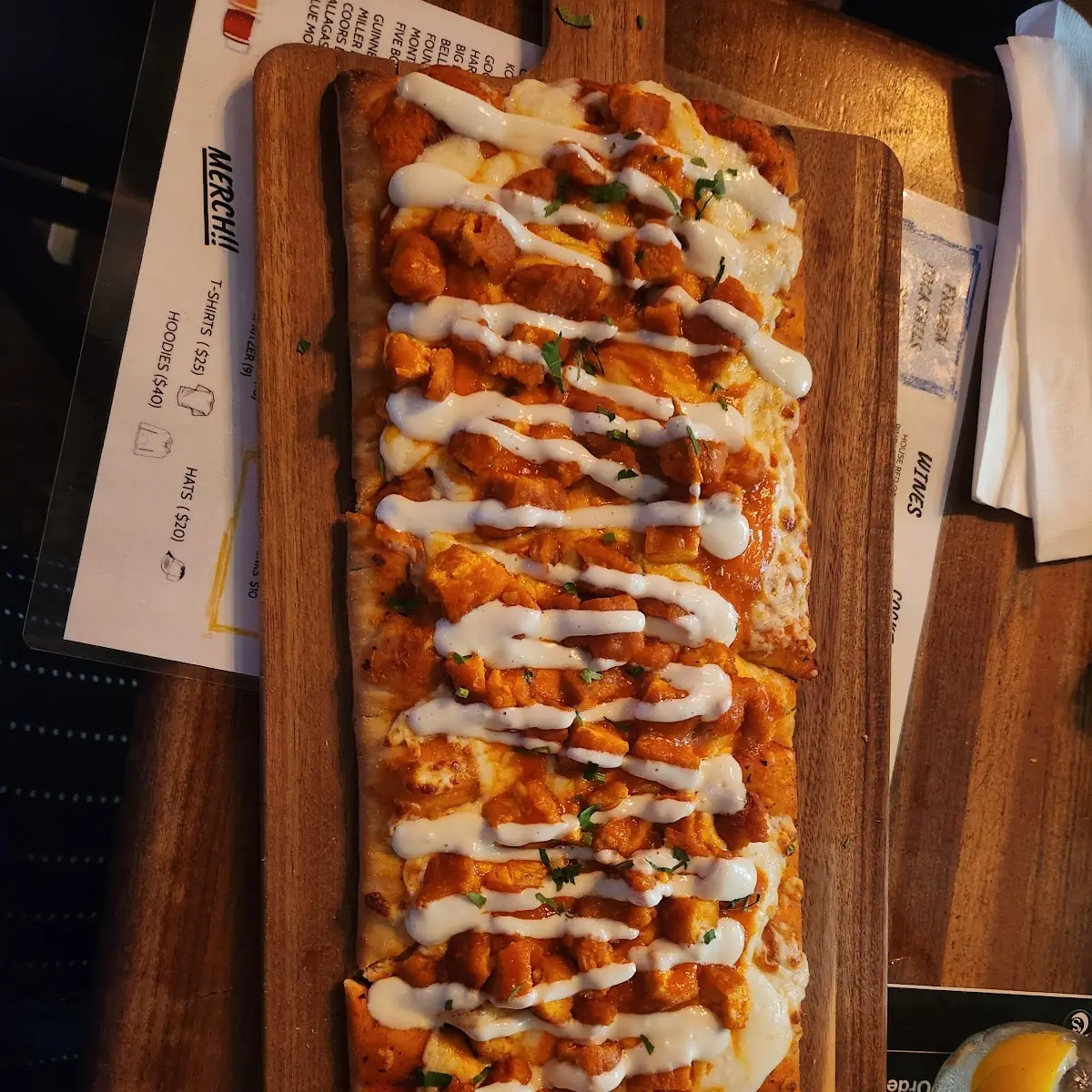Buffalo Chicken Flatbread
