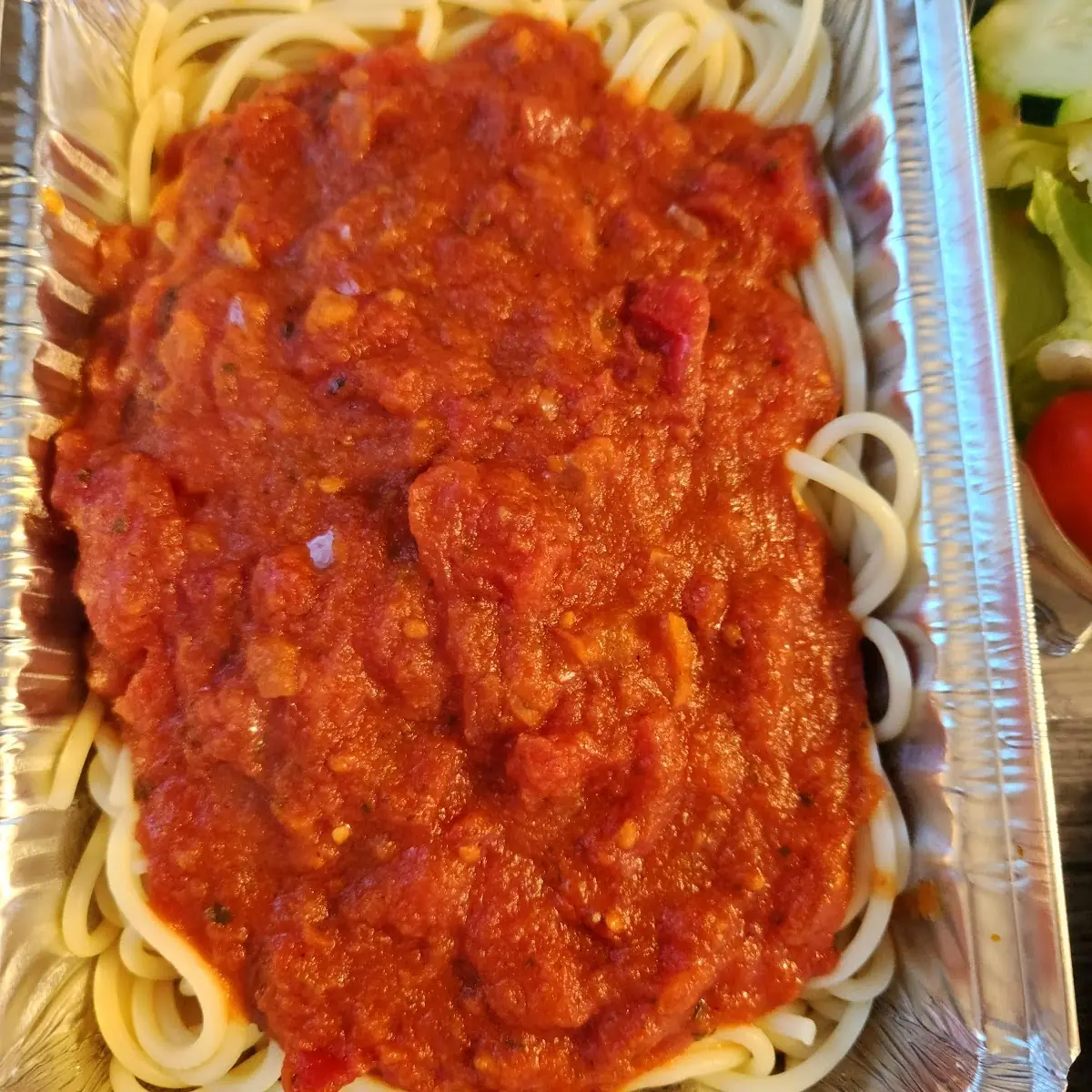 Spaghetti with Tomato Sauce