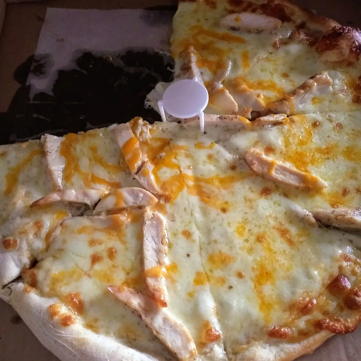 Three Cheese Chicken Pizza
