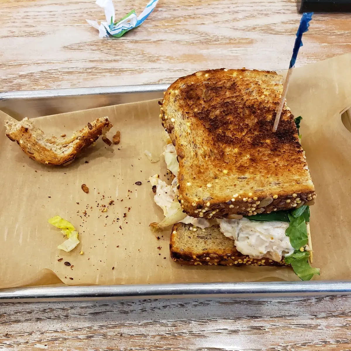 Tropical Chicken Salad Sandwich