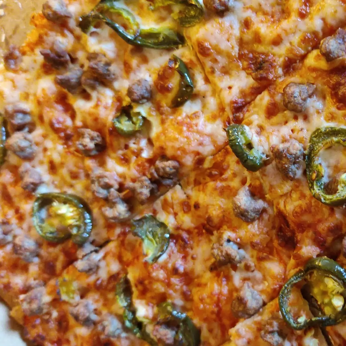 Pepperoni and Beef Thin Crust