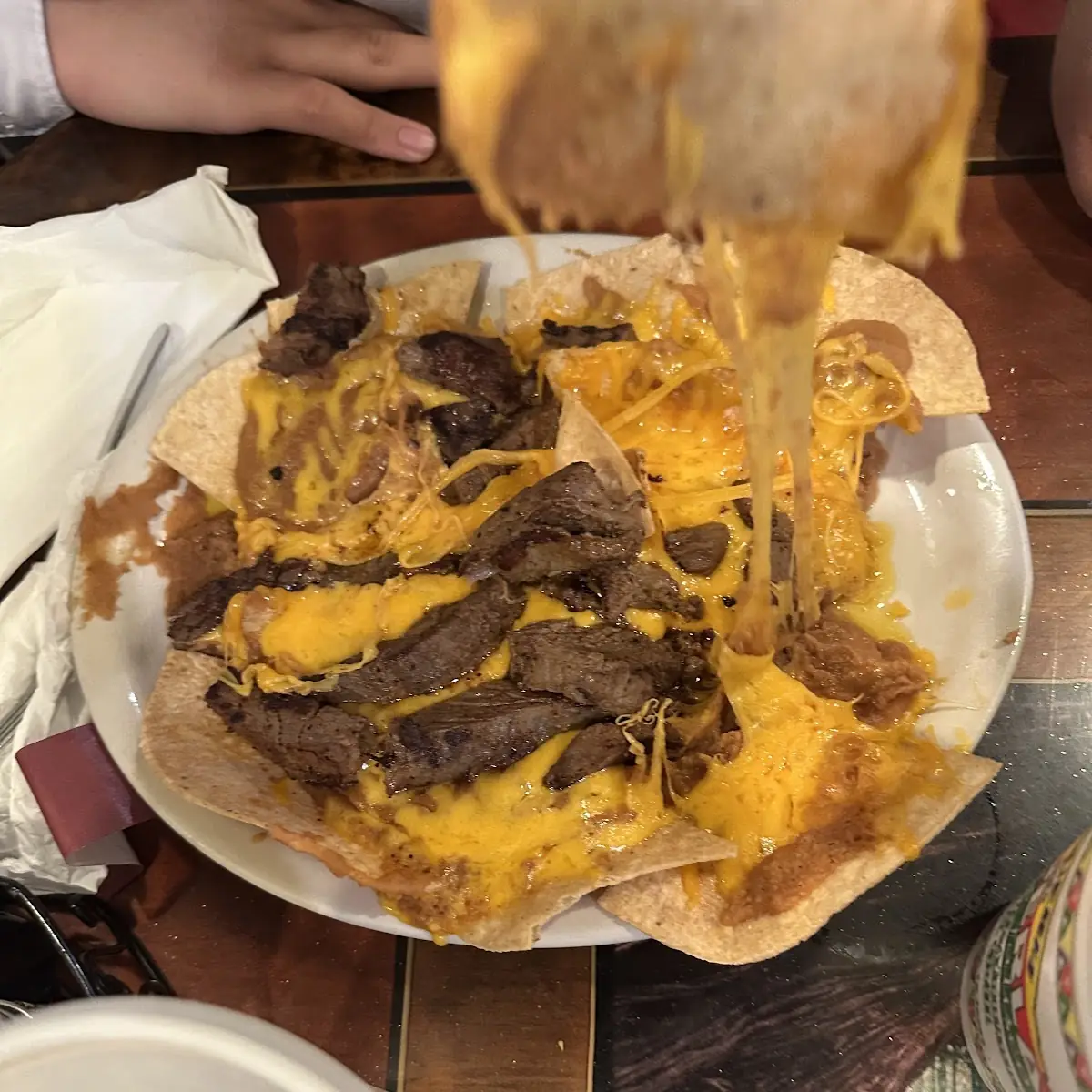Beef Fajita Nachos Supreme