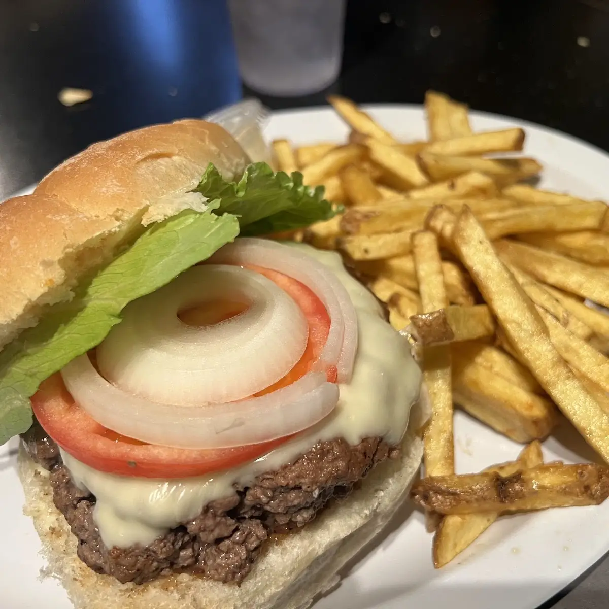 Burger and Fries