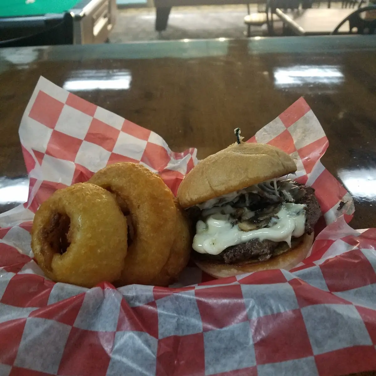 Mushroom Swiss Burger
