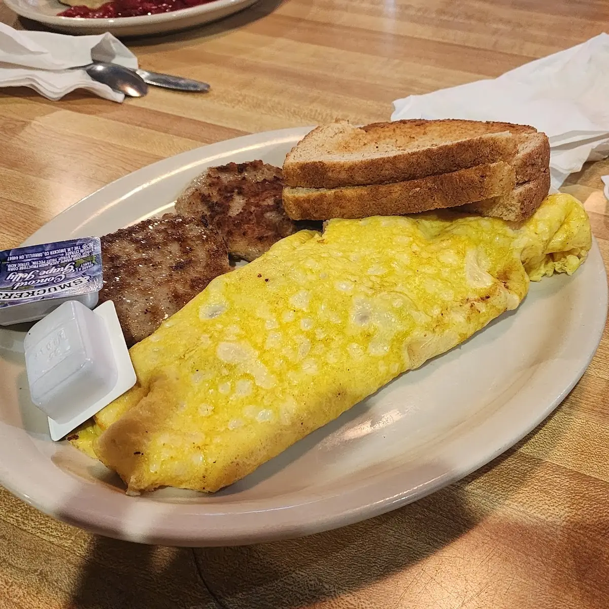 Ham and Cheese Omelette