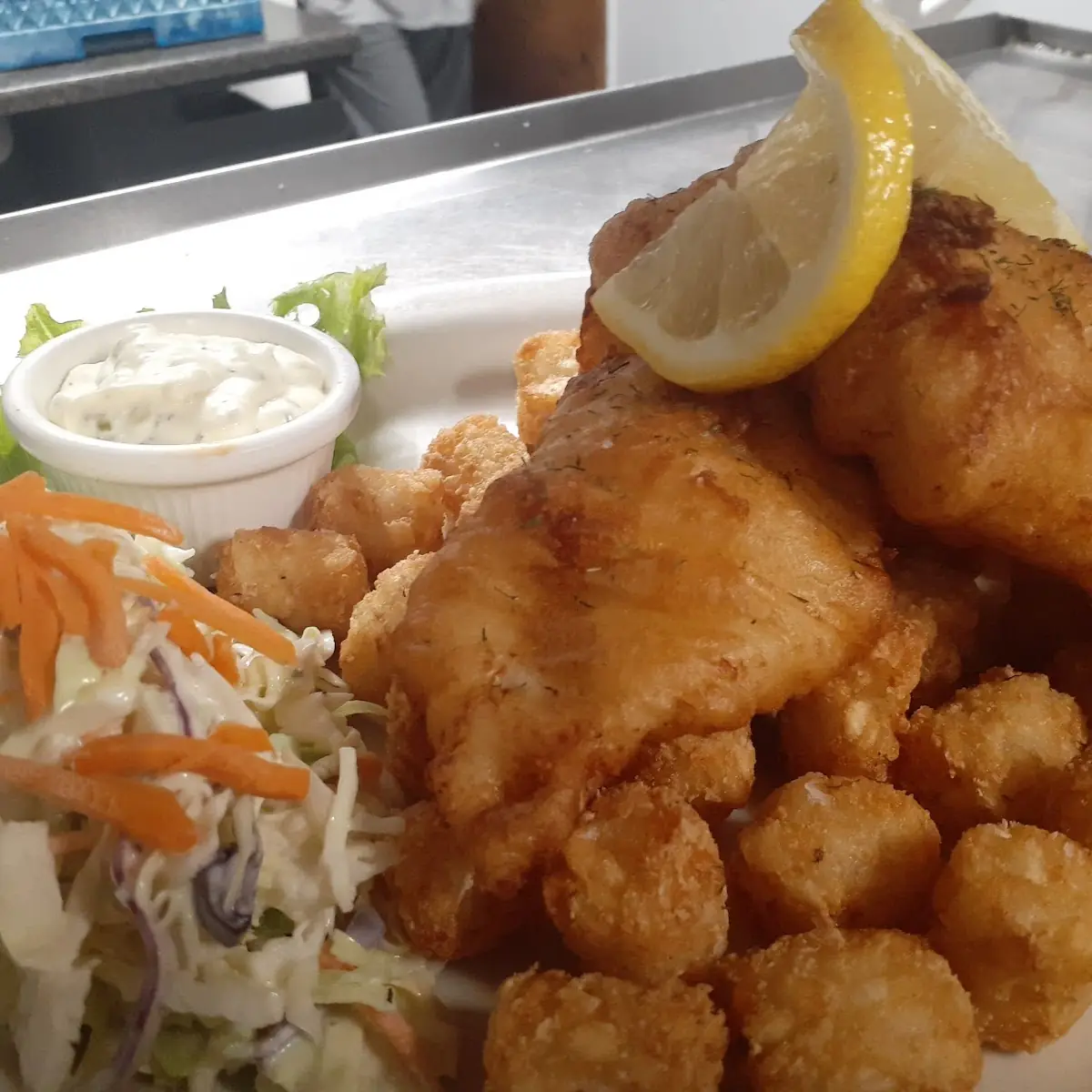 Halibut Fish and Chips Platter