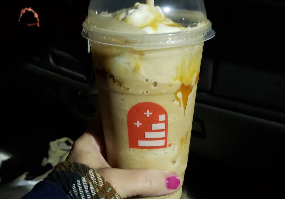 Decaf Caramel Frappe
