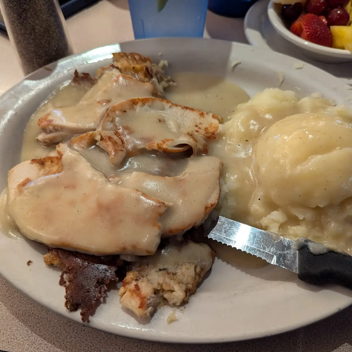 Turkey and Mashed Potatoes with Stuffing
