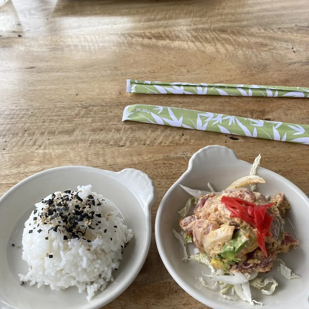 Spicy Ahi and Avocado Poke
