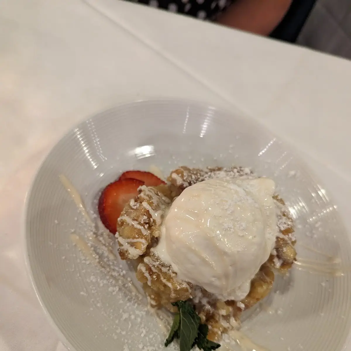 White Chocolate Bread Pudding