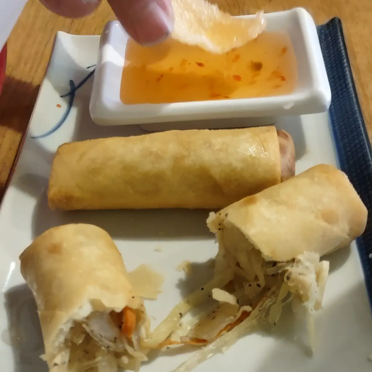 Fried Chicken Spring Roll
