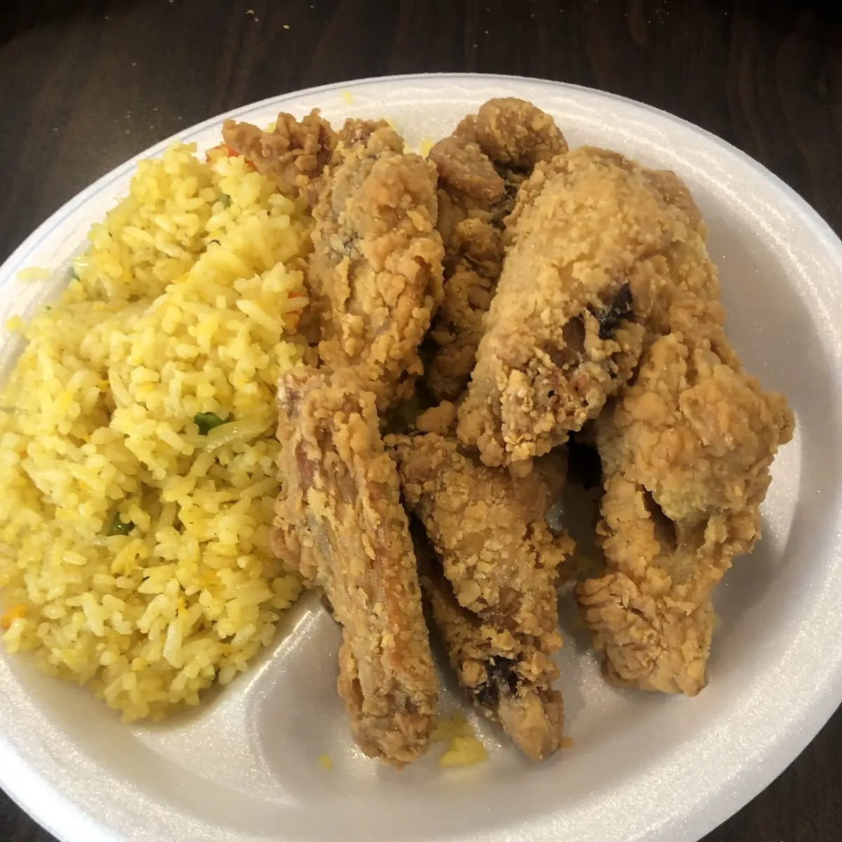 Wings and Rice