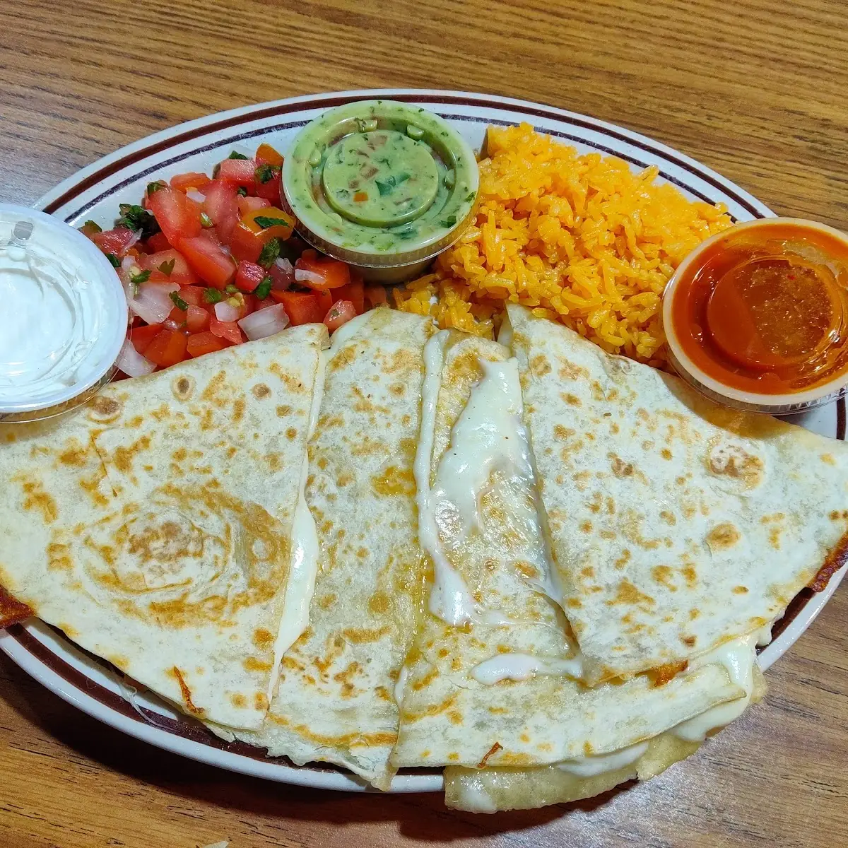 Cheese Quesadilla & Fries