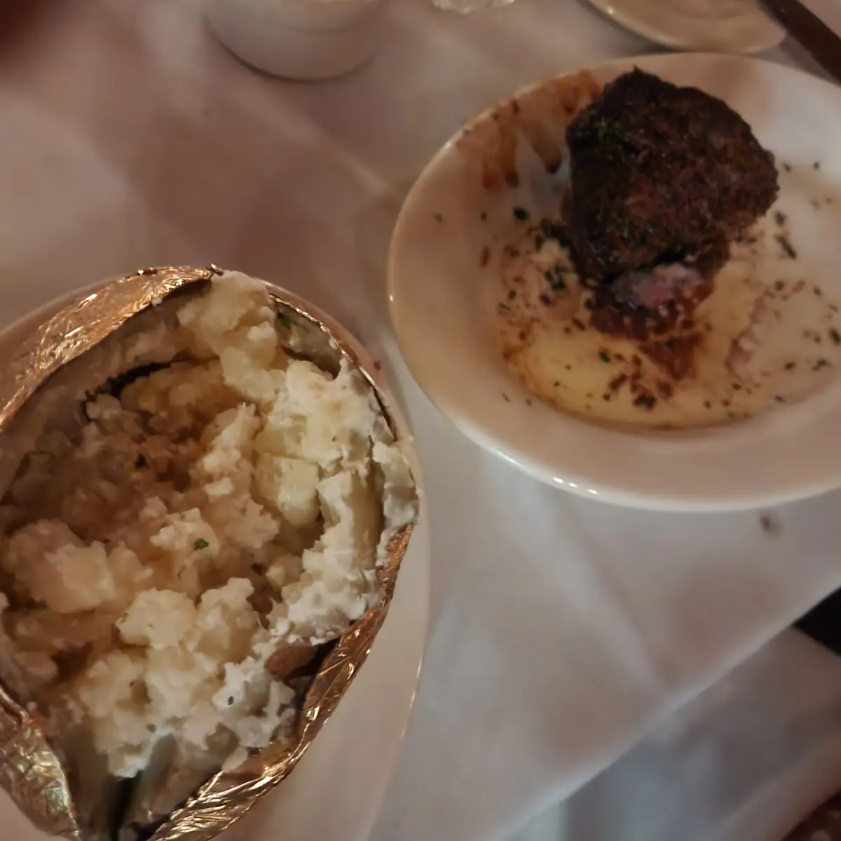 Small Filet with Baked Potato