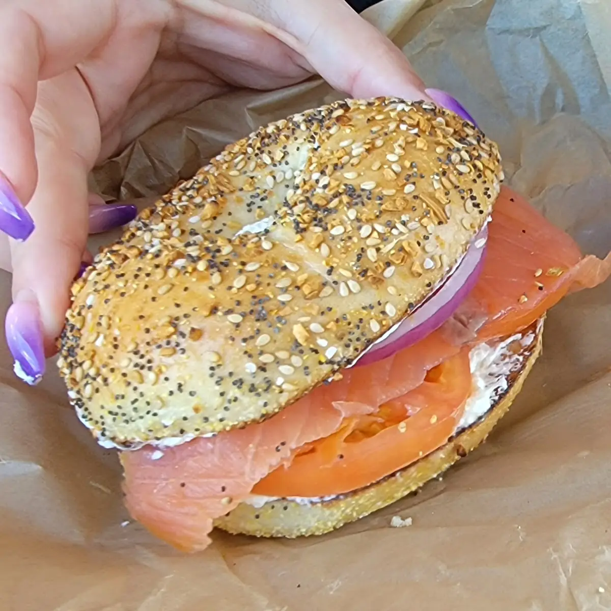 Lox and Bagel and Cream Cheese