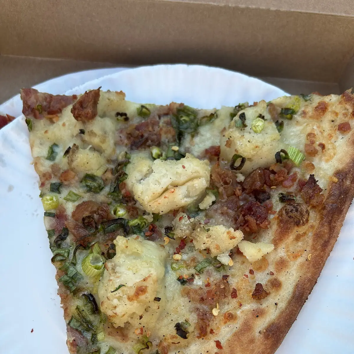 Mashed Potatoes Scallion Slice