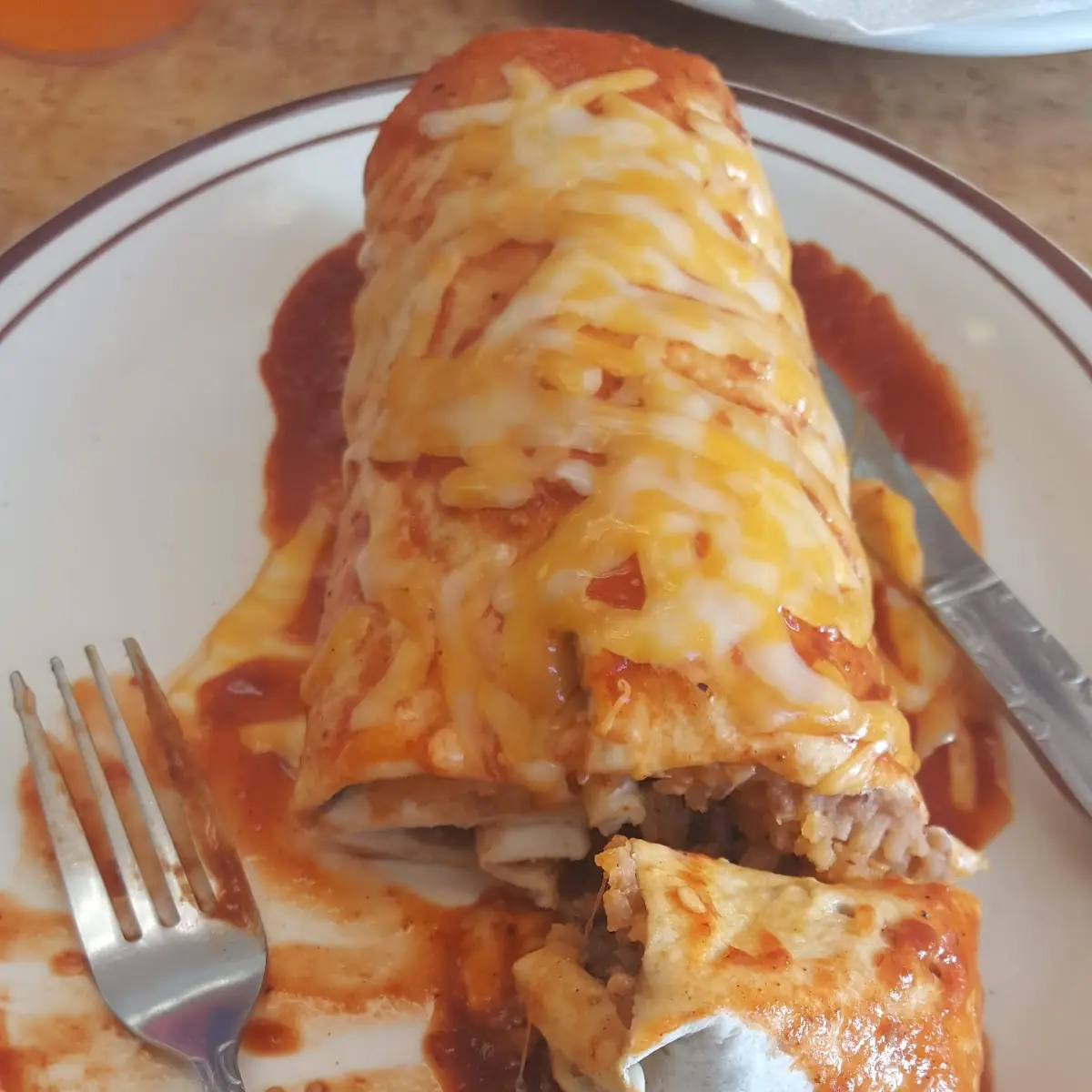 Chile Verde Burrito